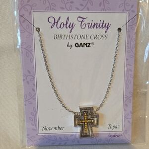 GANZ Holy Trinity Birthstone Necklace-November One Size